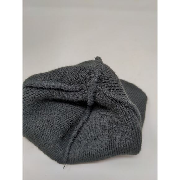 ZX Zeroxposur Beanie Hat Skull Cap Black Embroidered Yellow Logo - Picture 10 of 10